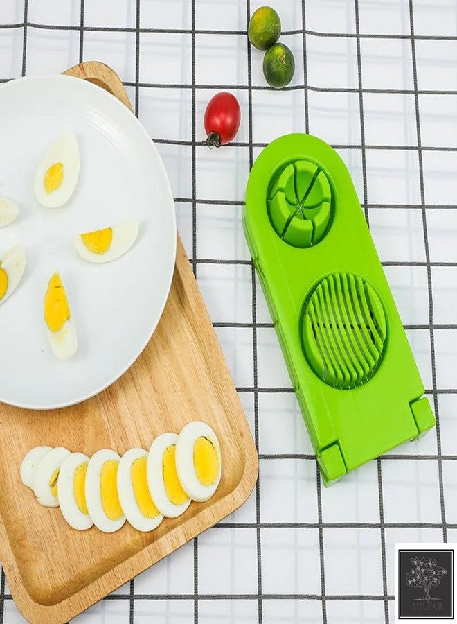 Sulfar Combo of Cheese Grater, 2 in 1 Egg Cutter, Stainless Steel Apple Cutter - Image 3